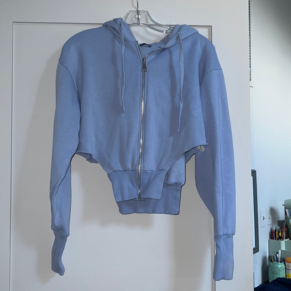 Zip-up sweatshirt